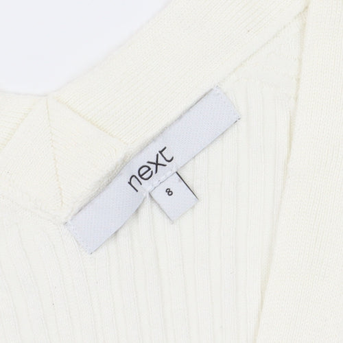 Next Women's Ivory Cardigan, Size 8, Long Sleeve