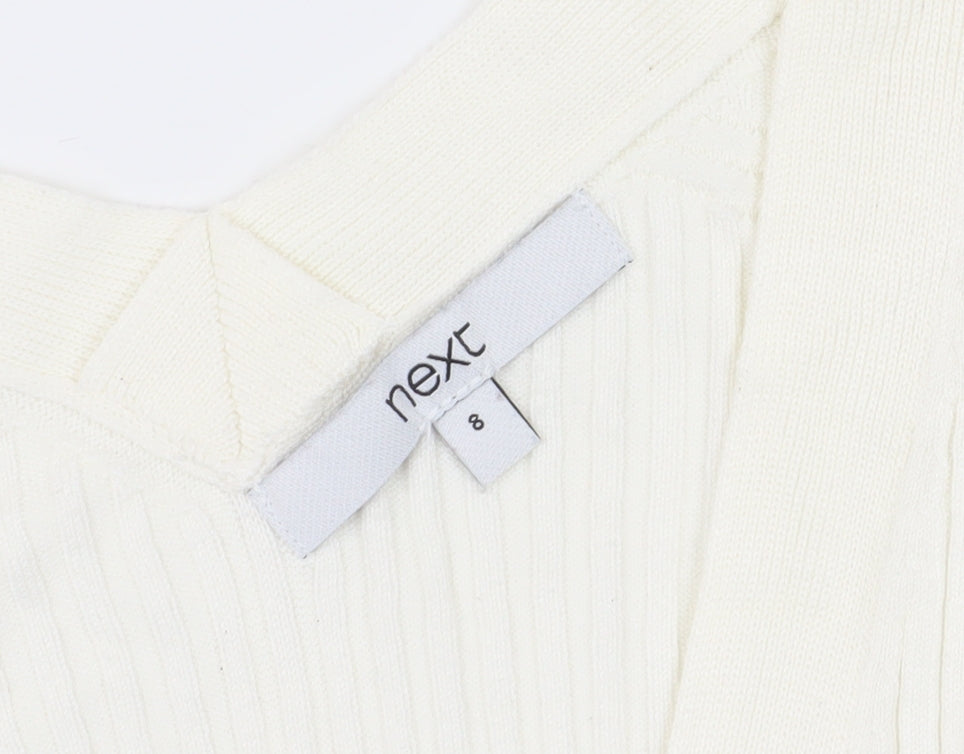 Next Women's Ivory Cardigan, Size 8, Long Sleeve