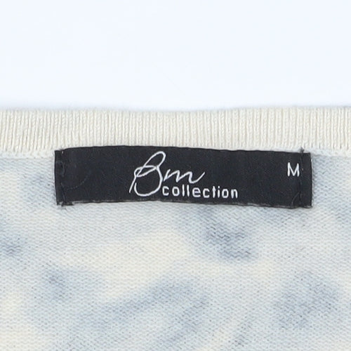 BM Collection Women's Multicoloured Animal Print Top M