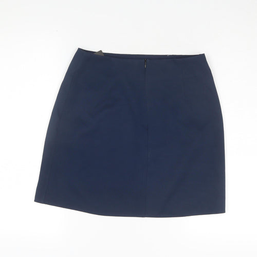 New Look Women's Blue Pencil Skirt Size 12