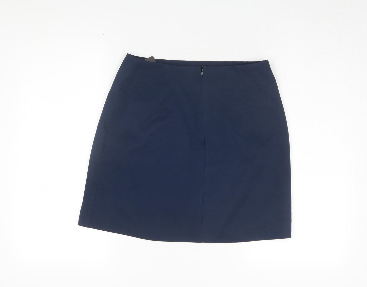 New Look Women's Blue Pencil Skirt Size 12