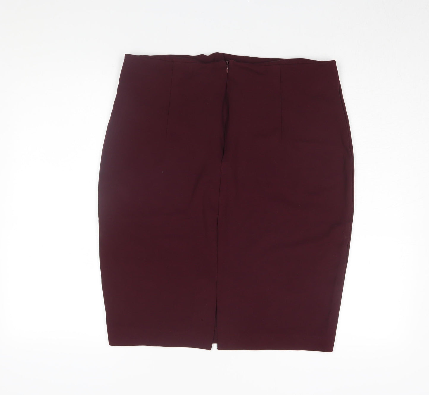 Dorothy Perkins Women's Red Knee Length Pencil Skirt