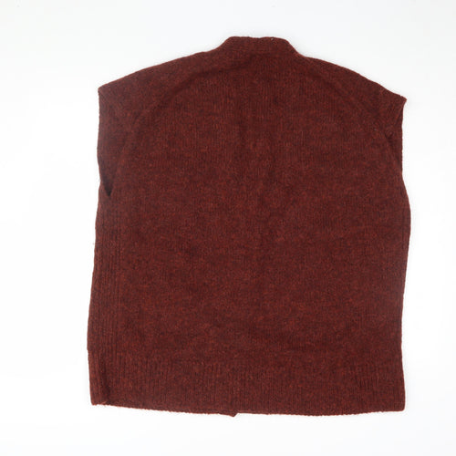 COS Women's Brown Sleeveless Cardigan L