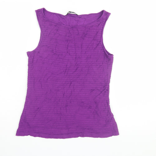 Banana Republic Women's Purple Modal Tank Top S