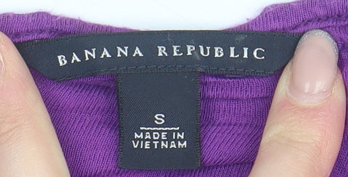 Banana Republic Women's Purple Modal Tank Top S