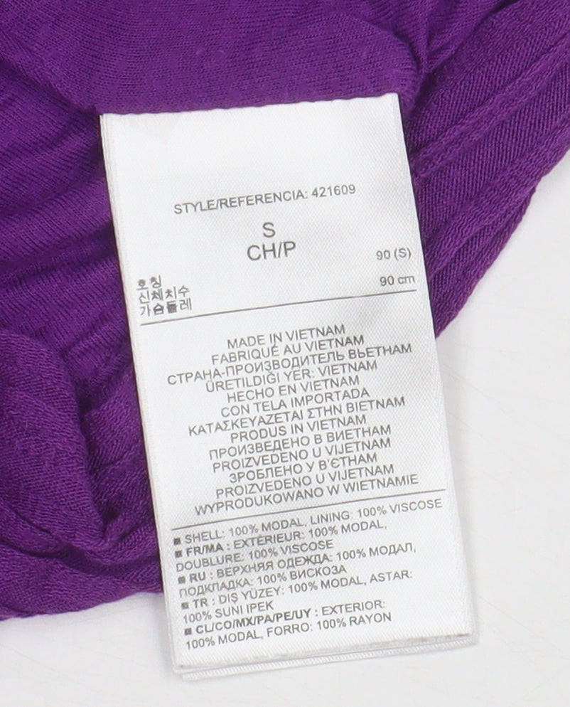 Banana Republic Women's Purple Modal Tank Top S