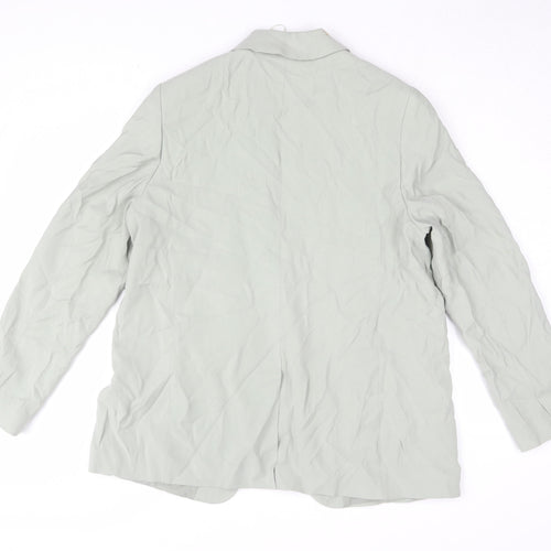 Marks and Spencer Women's Green Blazer Size 14