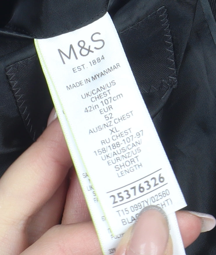 Marks and Spencer Men's Black 42S Blazer