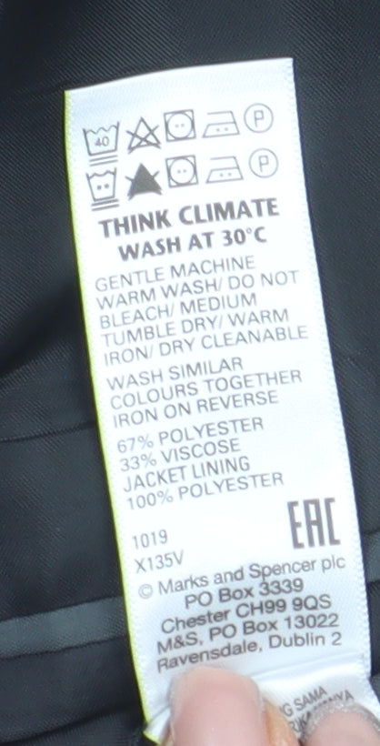 Marks and Spencer Men's Black 42S Blazer