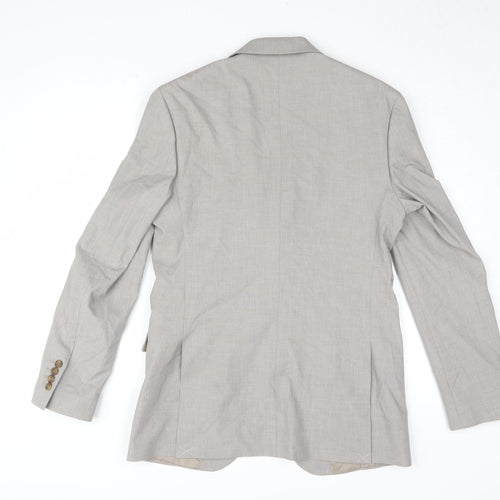 Marks and Spencer Men's Beige Blazer - Size 38R