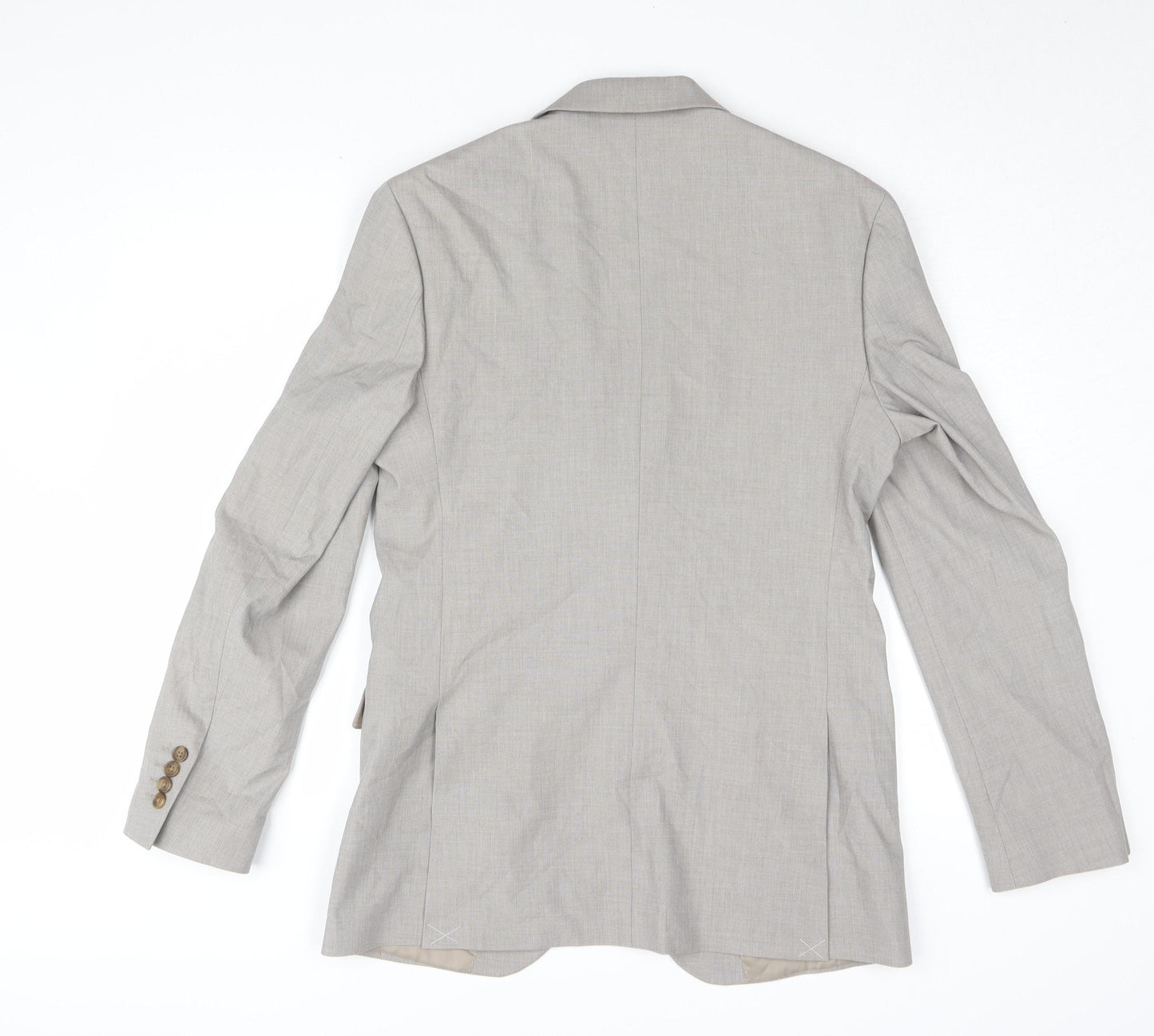 Marks and Spencer Men's Beige Blazer - Size 38R