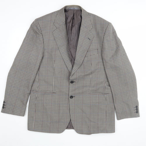 Scott International Men's Check Blazer, Multicoloured, 40R