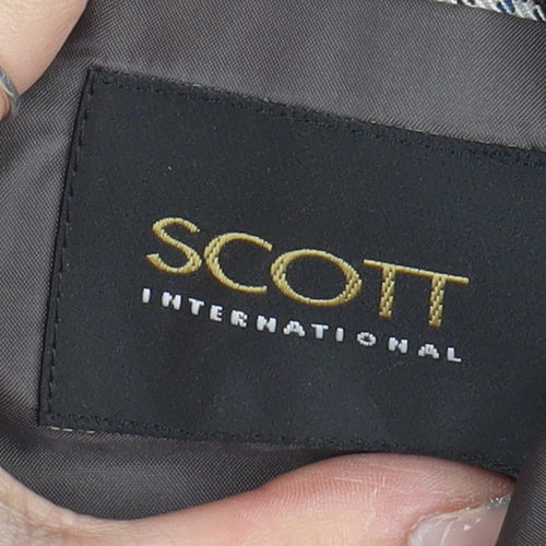 Scott International Men's Check Blazer, Multicoloured, 40R