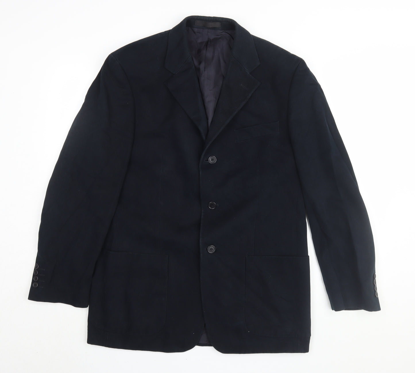 Marks and Spencer Men's Blue Blazer, Size 40R, Formal
