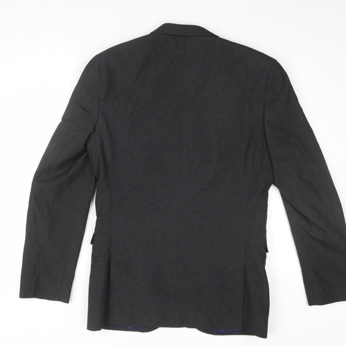 Next Men's Black Formal Blazer 36R Regular Fit