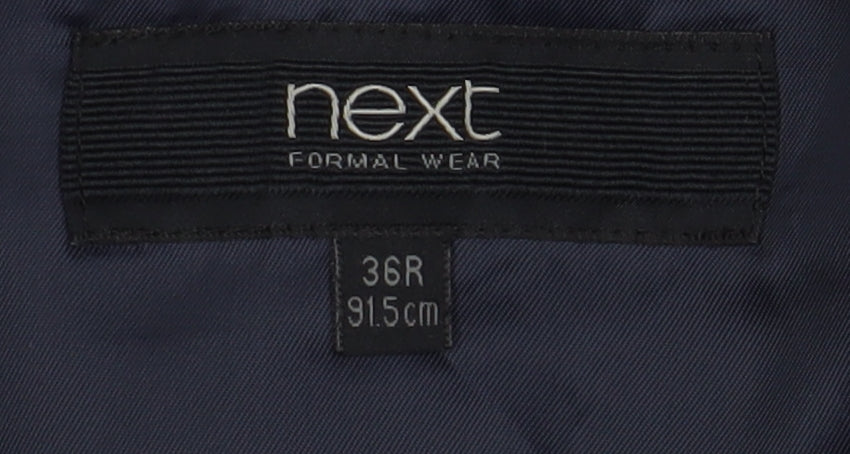 Next Men's Black Formal Blazer 36R Regular Fit