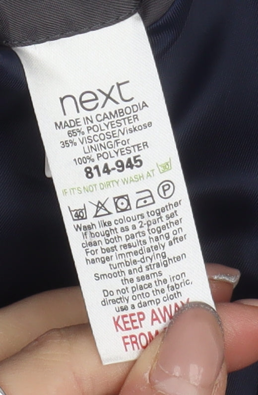 Next Men's Black Formal Blazer 36R Regular Fit