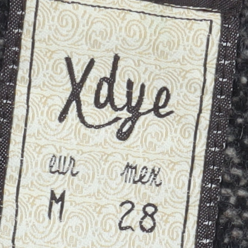 Xdye Women's Black Grey Herringbone Coat Size M