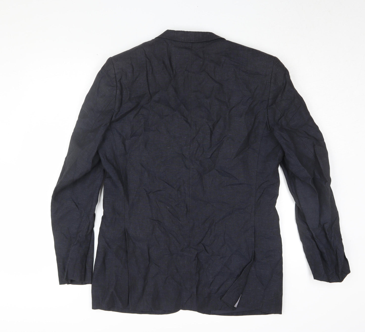 Marks and Spencer Men's Blue Blazer, Size 40, Regular Fit