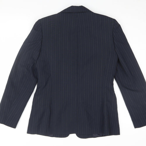 BHS Women's Black Pinstripe Blazer Size 10