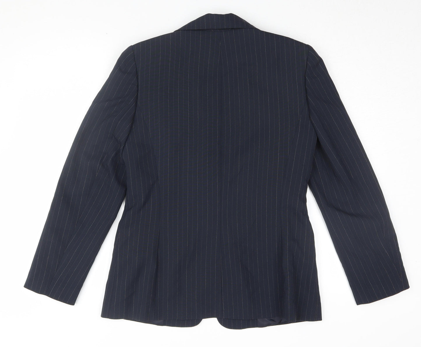 BHS Women's Black Pinstripe Blazer Size 10