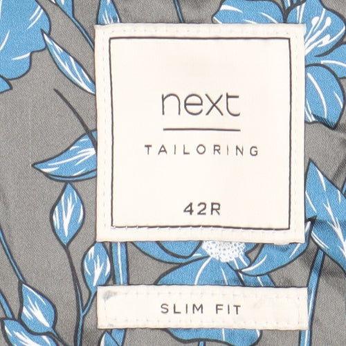 Next Men's Blue Slim Fit Blazer Size 42R