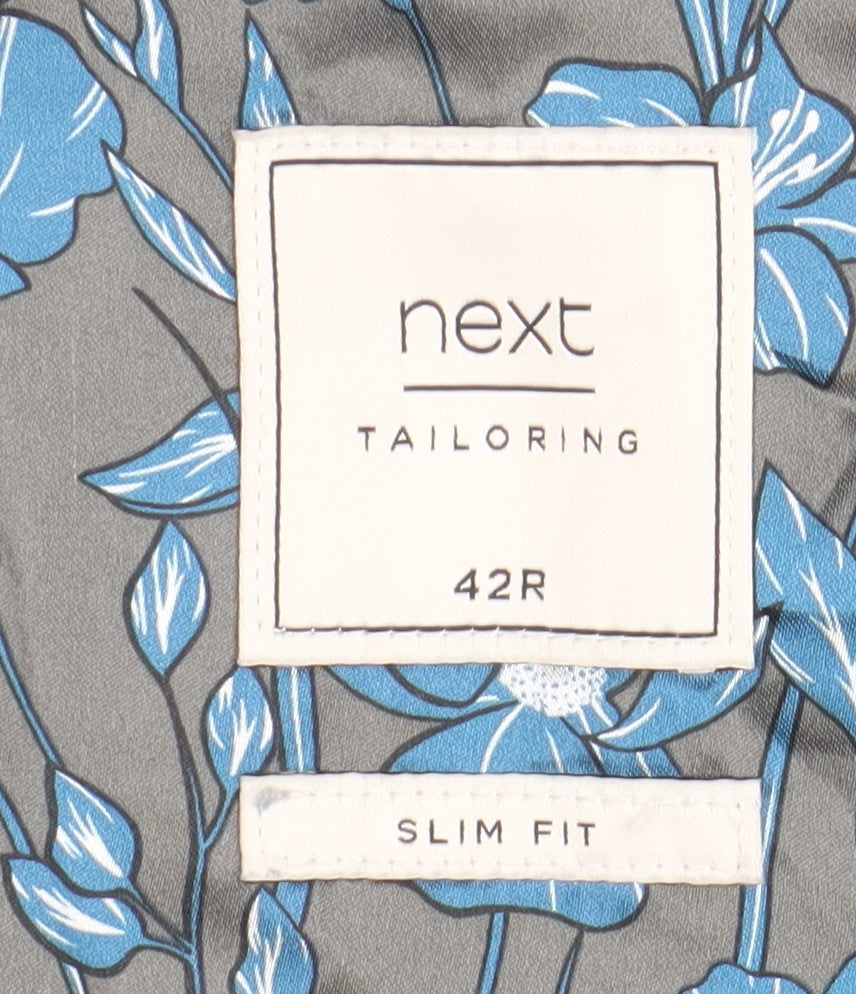 Next Men's Blue Slim Fit Blazer Size 42R