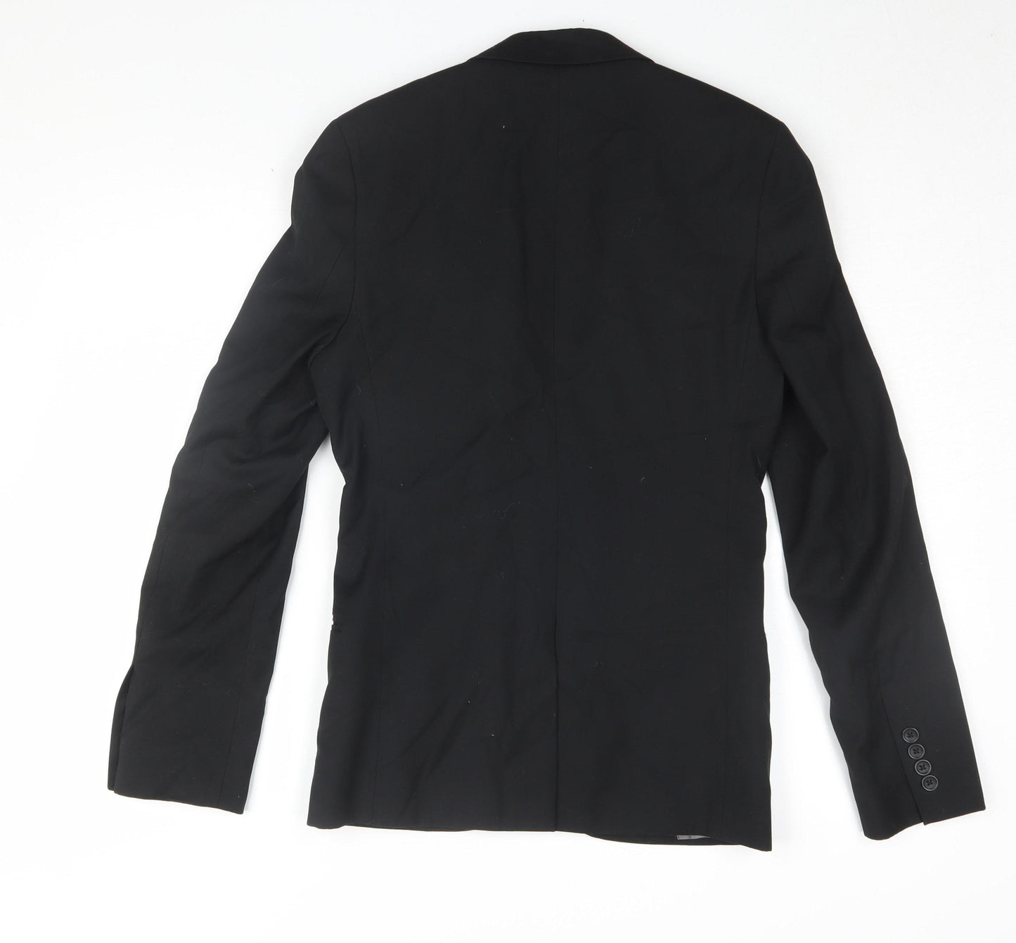 Topman Men's Black 34R Blazer, Skinny Fit