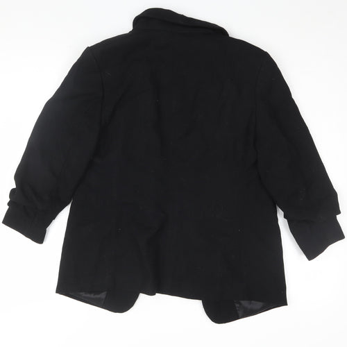 H&M Women's Black Blazer, Size 14, Lined, Casual Wear