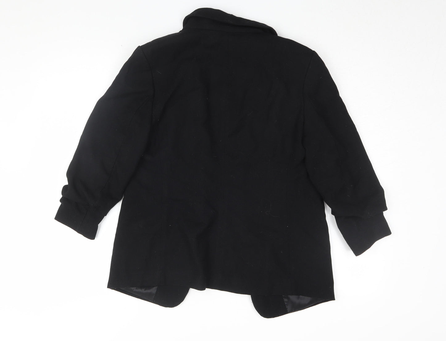 H&M Women's Black Blazer, Size 14, Lined, Casual Wear