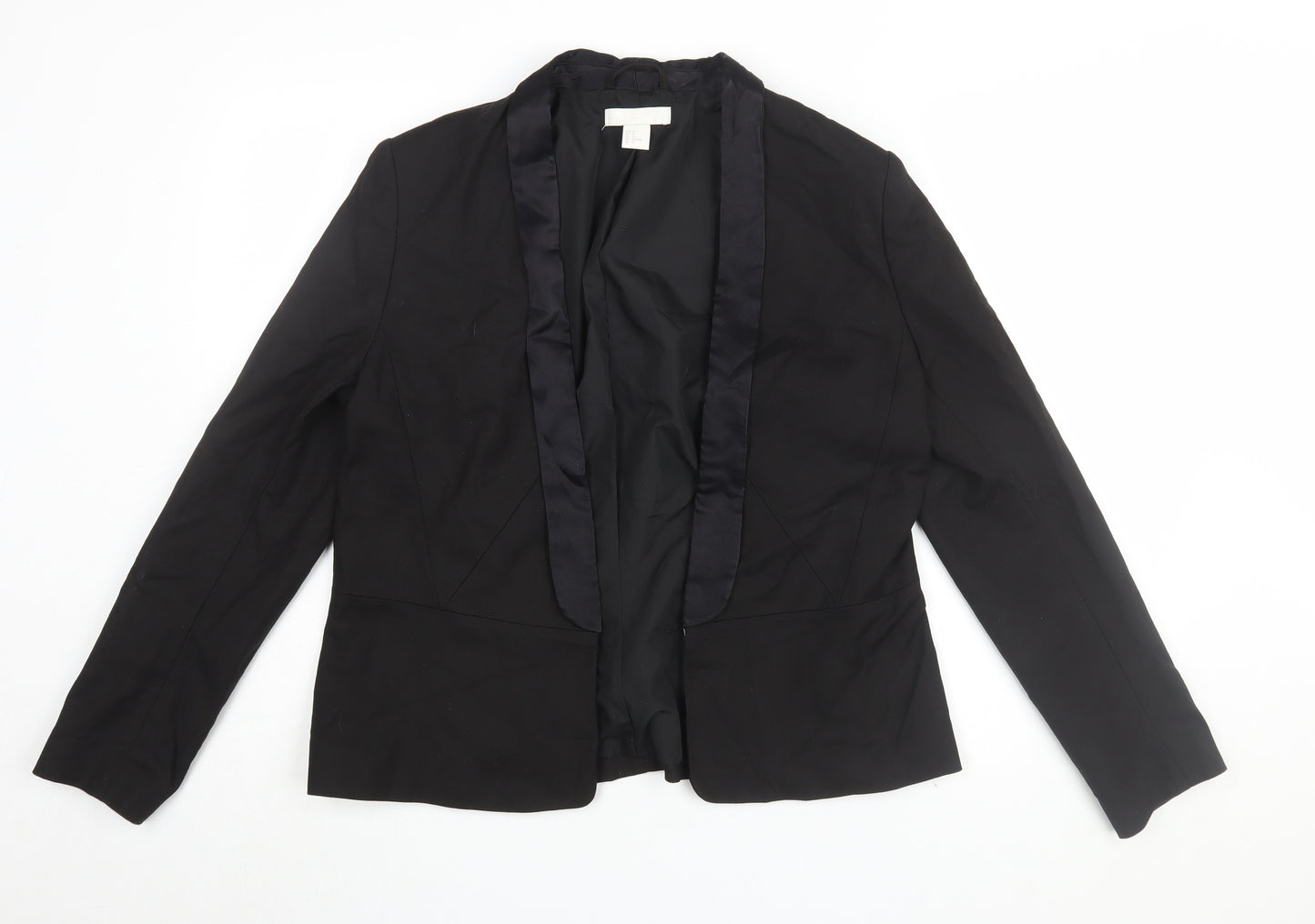 H&M Women's Black Tuxedo Blazer Size 14 Regular