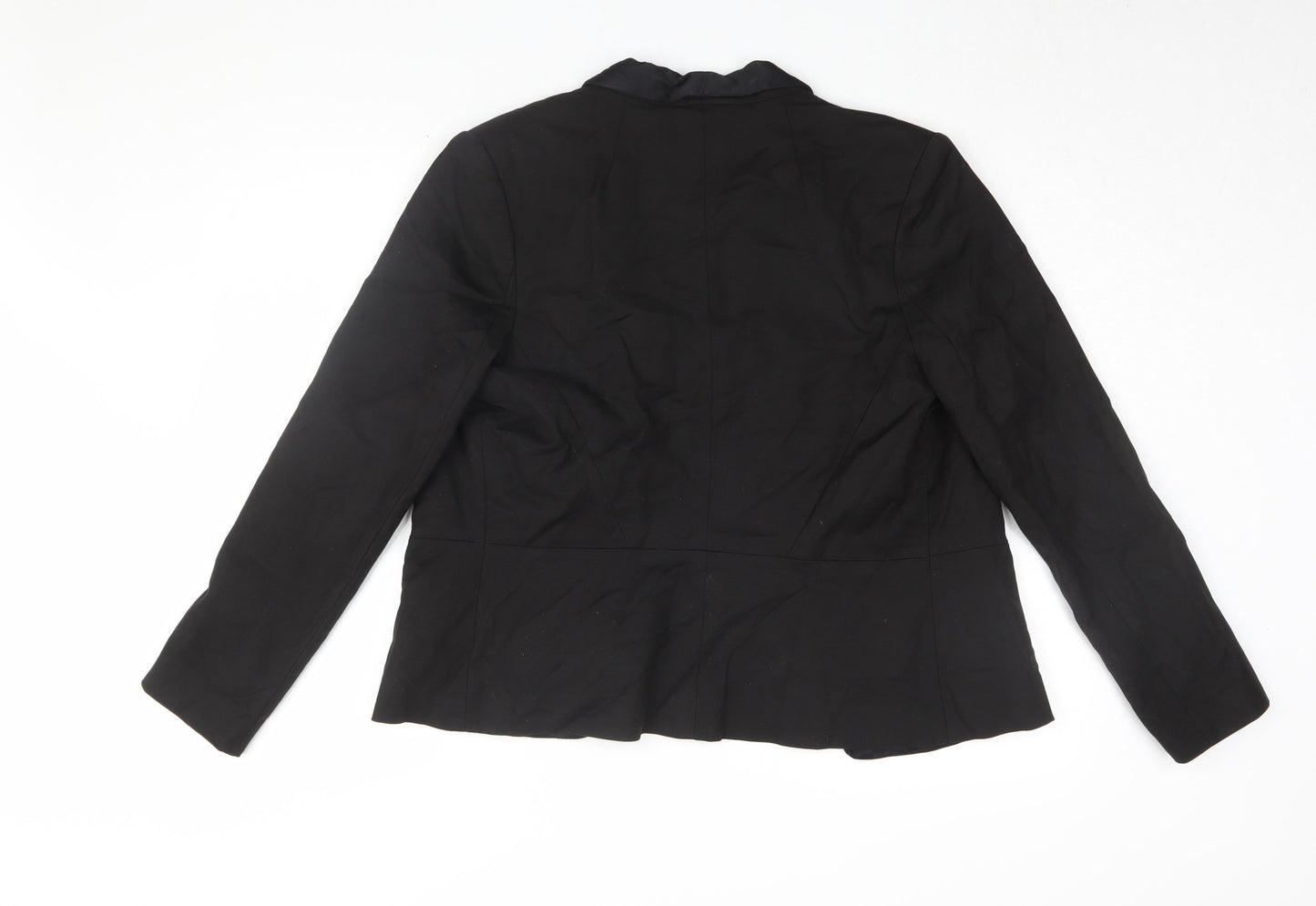 H&M Women's Black Tuxedo Blazer Size 14 Regular