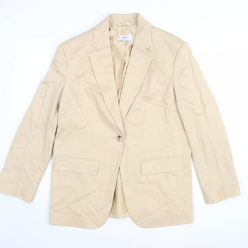 Marks and Spencer Women's Beige Suit Jacket Size 12