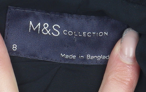 Marks and Spencer Women's Black Suit Jacket Size 8