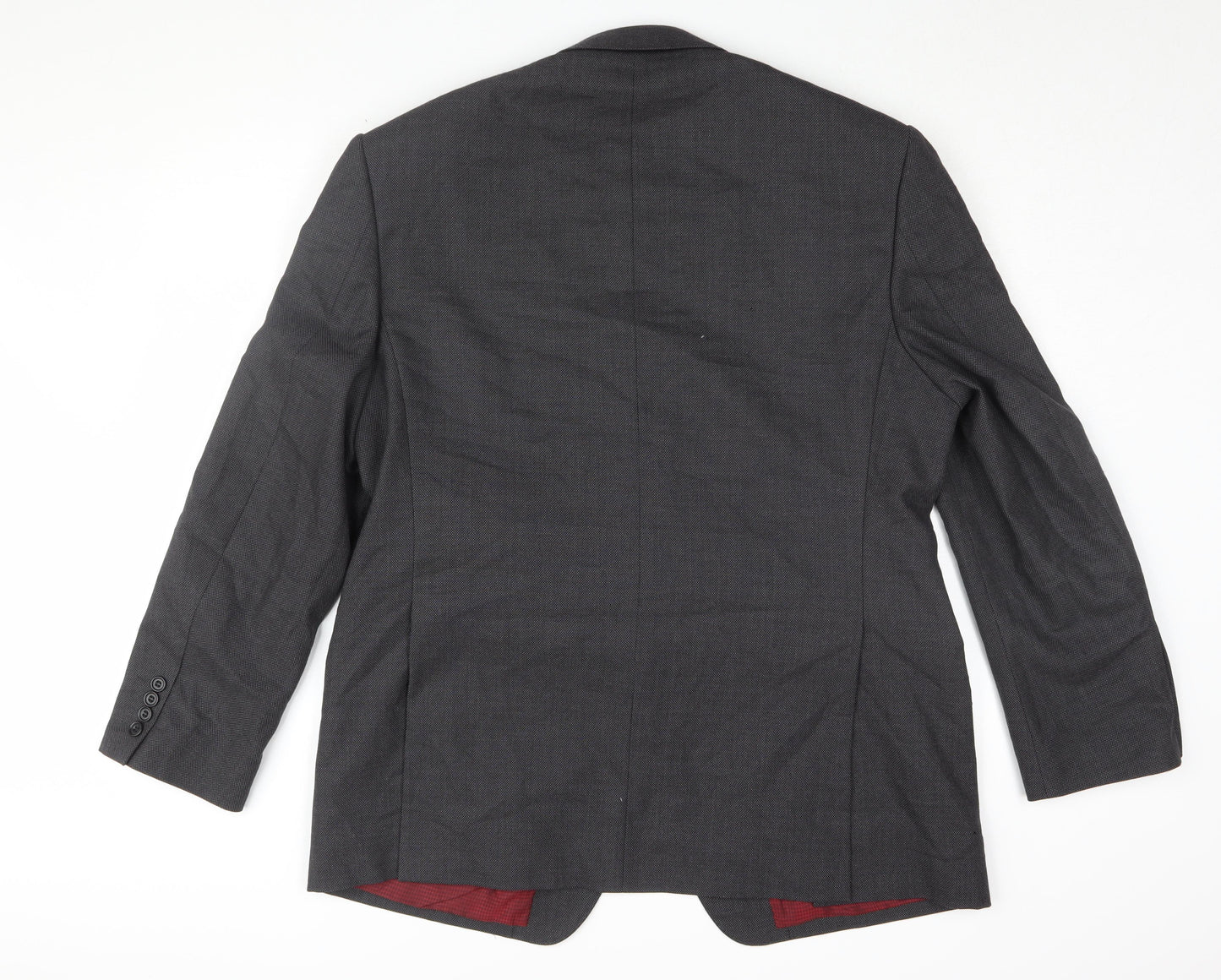 Marks and Spencer Men's Black Wool Blazer, 44R, Formal