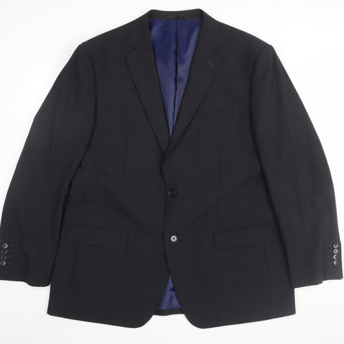 Greenwoods Men's Black Suit Jacket 46 Regular Fit