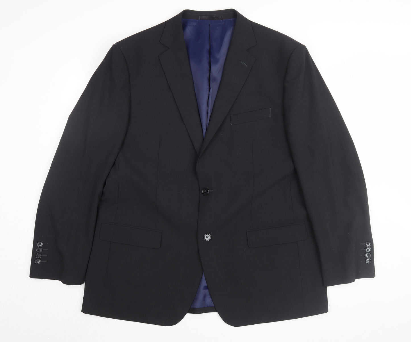 Greenwoods Men's Black Suit Jacket 46 Regular Fit