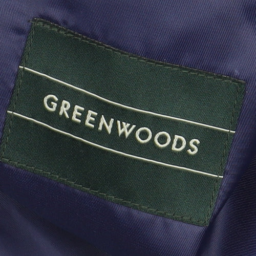 Greenwoods Men's Black Suit Jacket 46 Regular Fit
