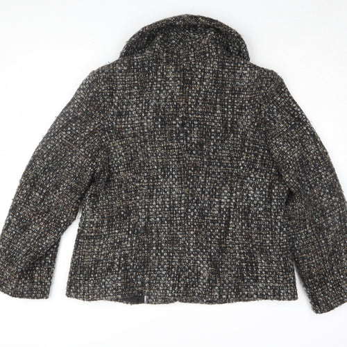 Bm Women's Multicoloured Tweed Jacket Size 16