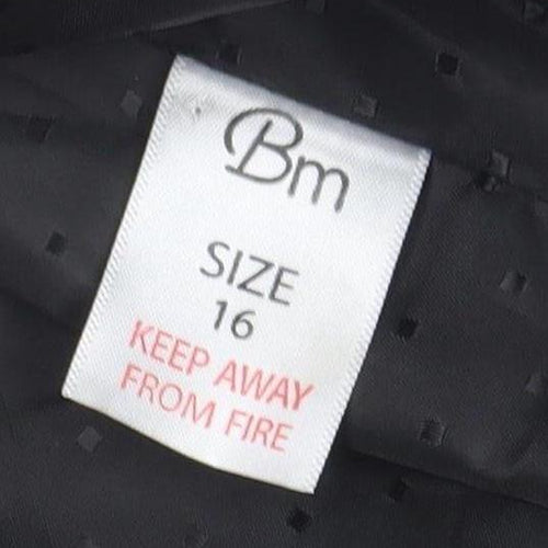 Bm Women's Multicoloured Tweed Jacket Size 16