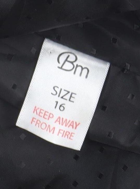 Bm Women's Multicoloured Tweed Jacket Size 16
