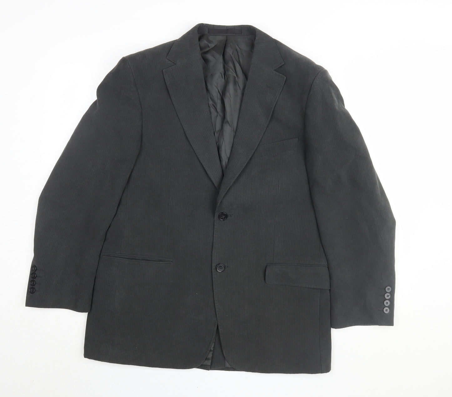 Marks and Spencer Men's Grey Blazer, Size 38S, Classic Fit