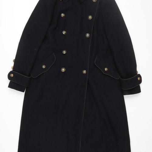 Next Women's Black Military Coat Size 14