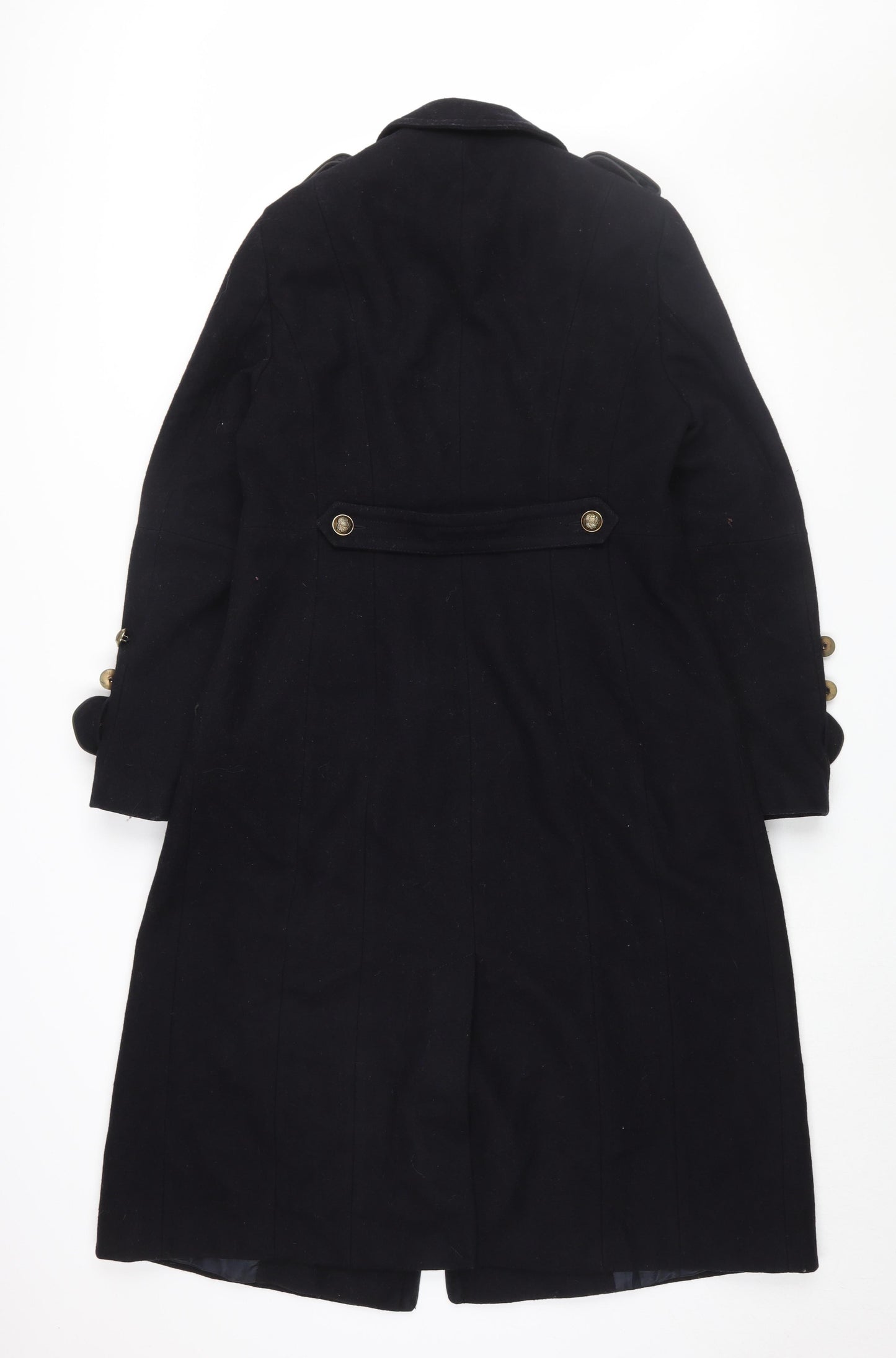 Next Women's Black Military Coat Size 14