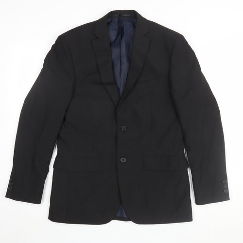 Debenhams Men's Black Regular Fit Blazer 36S