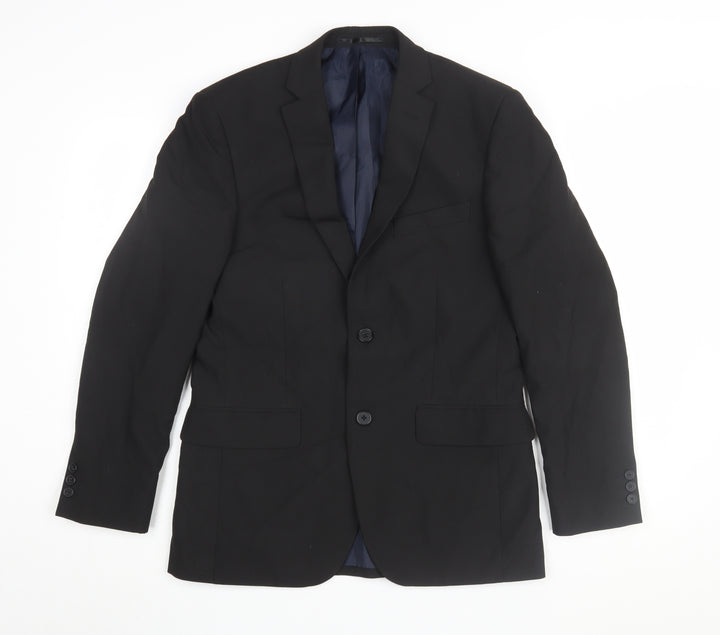 Debenhams Men's Black Regular Fit Blazer 36S