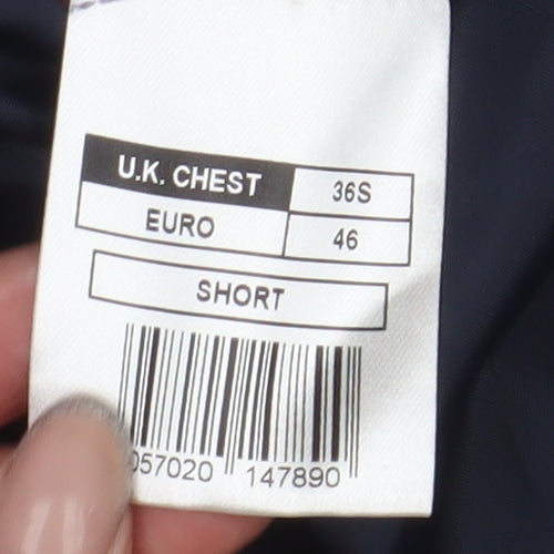 Debenhams Men's Black Regular Fit Blazer 36S