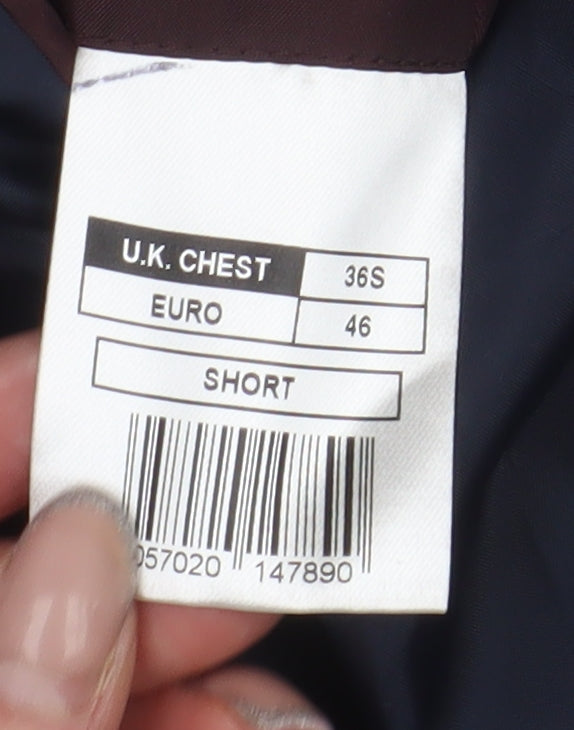 Debenhams Men's Black Regular Fit Blazer 36S