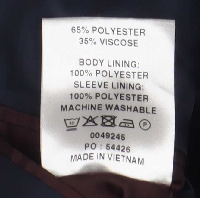 Debenhams Men's Black Regular Fit Blazer 36S