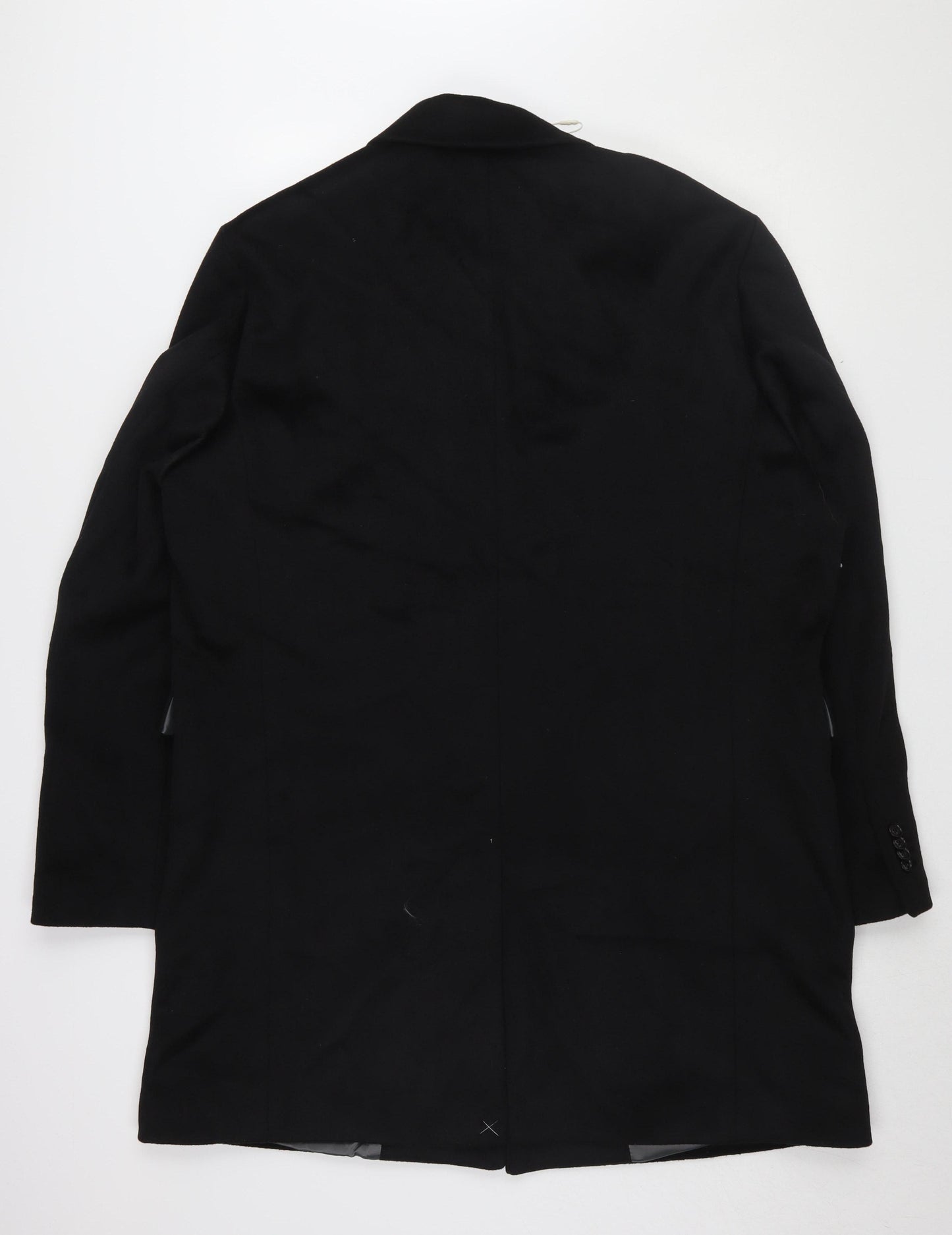 Marks and Spencer Men's Black Overcoat 2XL Regular